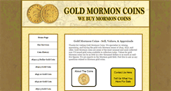 Desktop Screenshot of goldmormoncoins.com