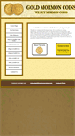 Mobile Screenshot of goldmormoncoins.com